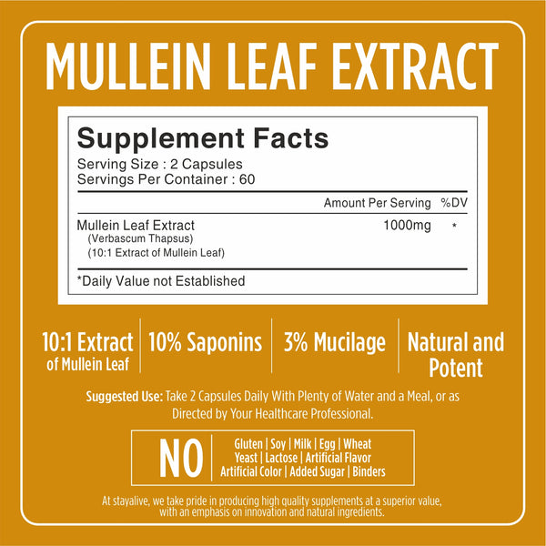 Mullein Leaf Extract Capsule