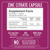 Zinc Citrate Capsules