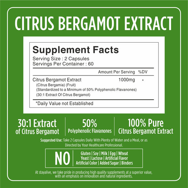 Citrus Bergamot Extract Capsules
